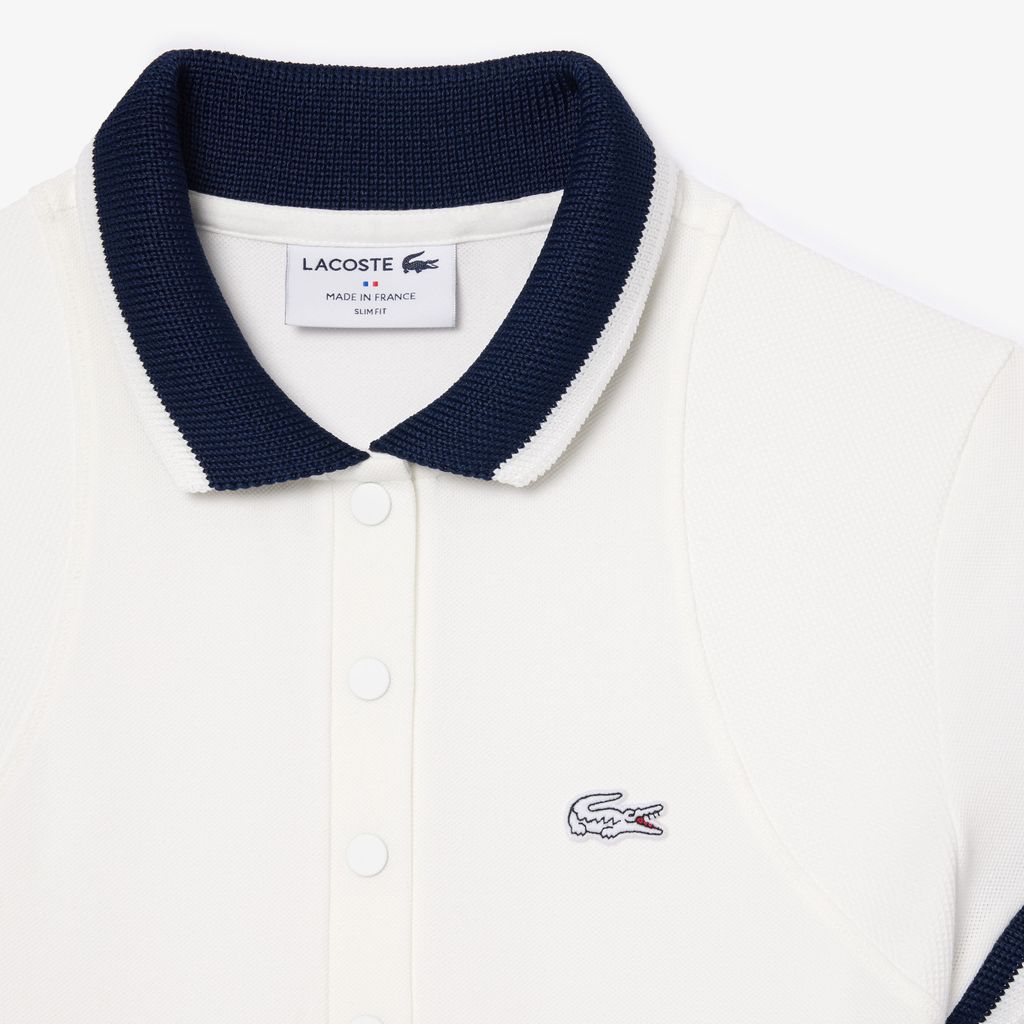Đầm Lacoste Nữ Piqué Ôm Dáng Sản Xuất Tại Pháp Co Giãn