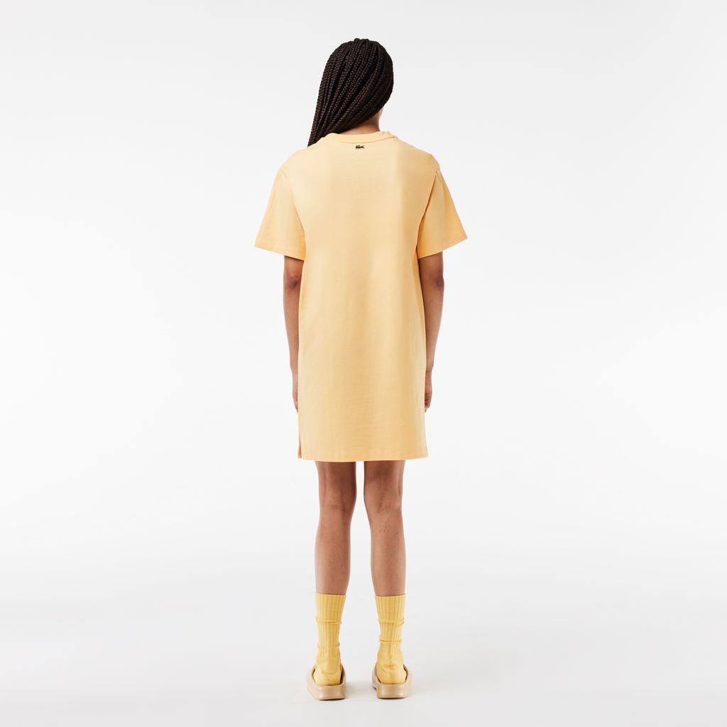 Đầm Lacoste Nữ Oversize Tay Ngắn Chất Liệu Cotton
