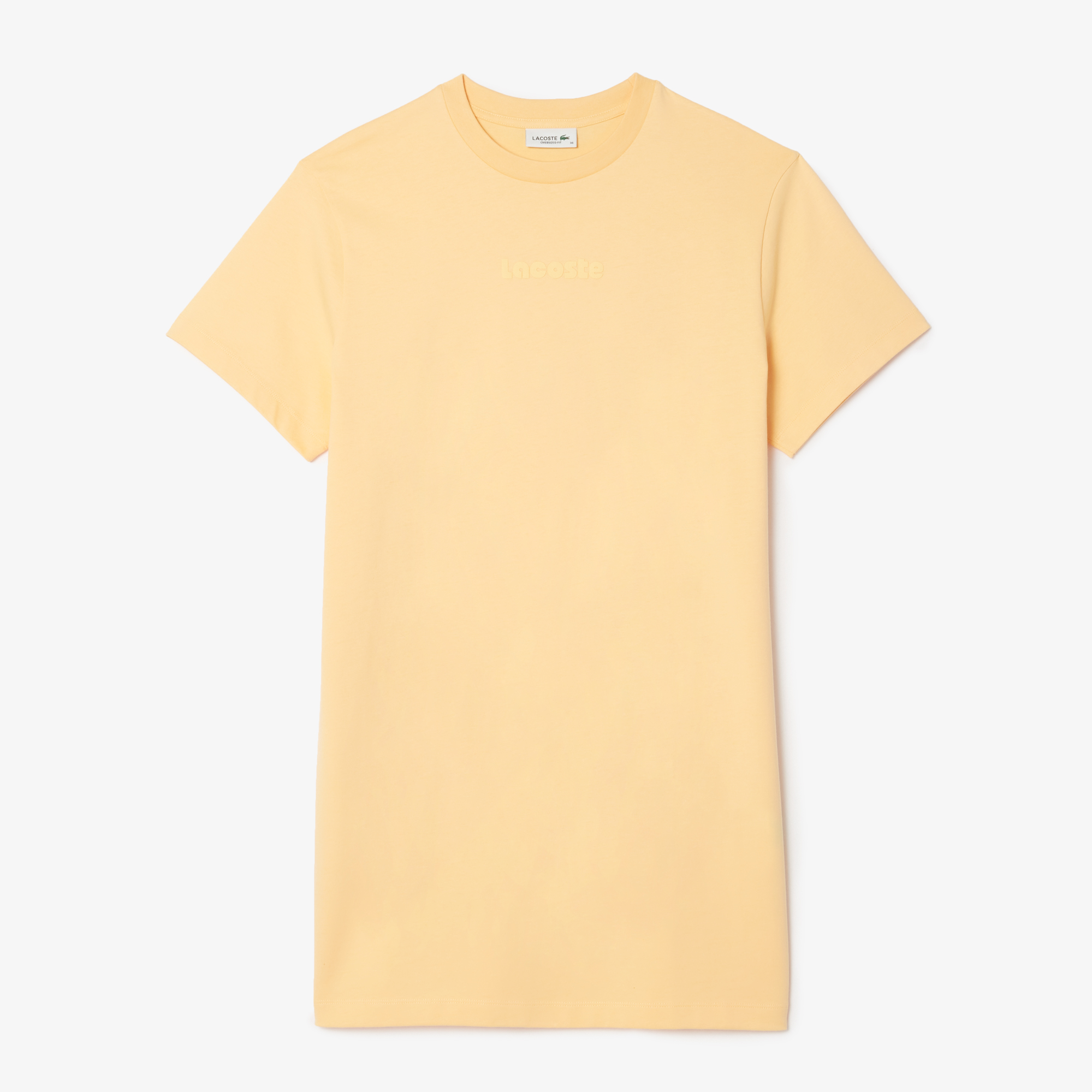 Đầm Lacoste Nữ Oversize Tay Ngắn Chất Liệu Cotton