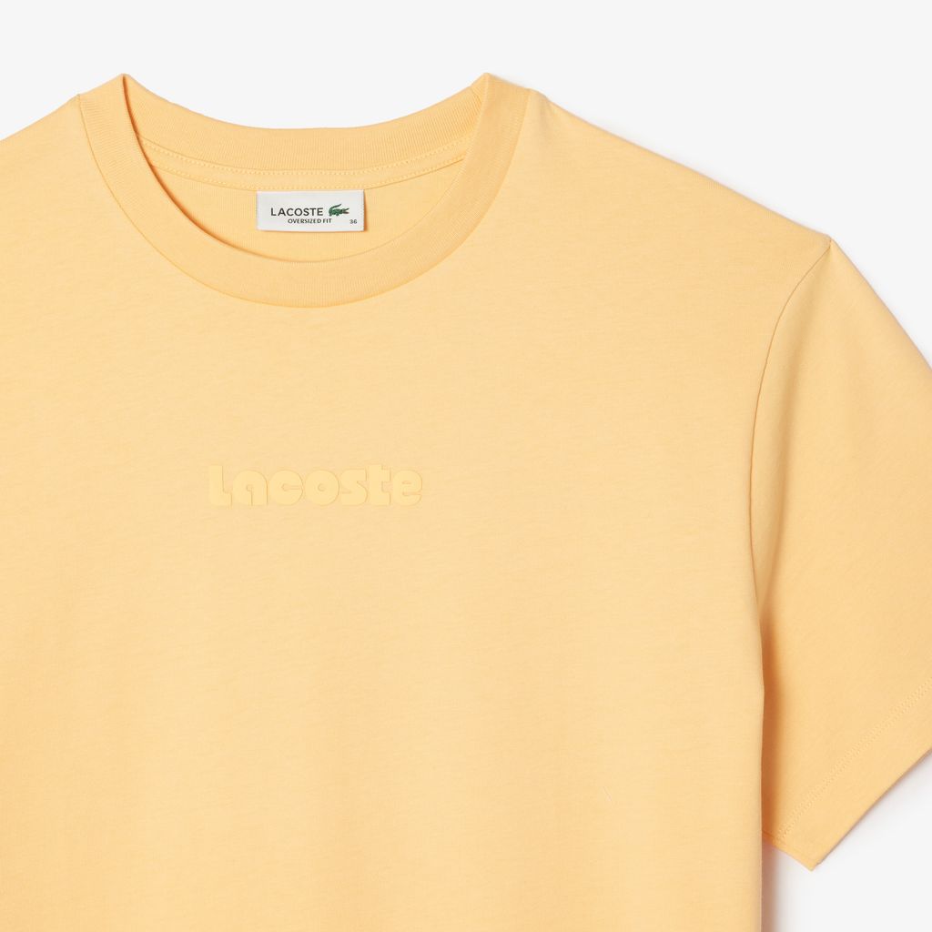 Đầm Lacoste Nữ Oversize Tay Ngắn Chất Liệu Cotton