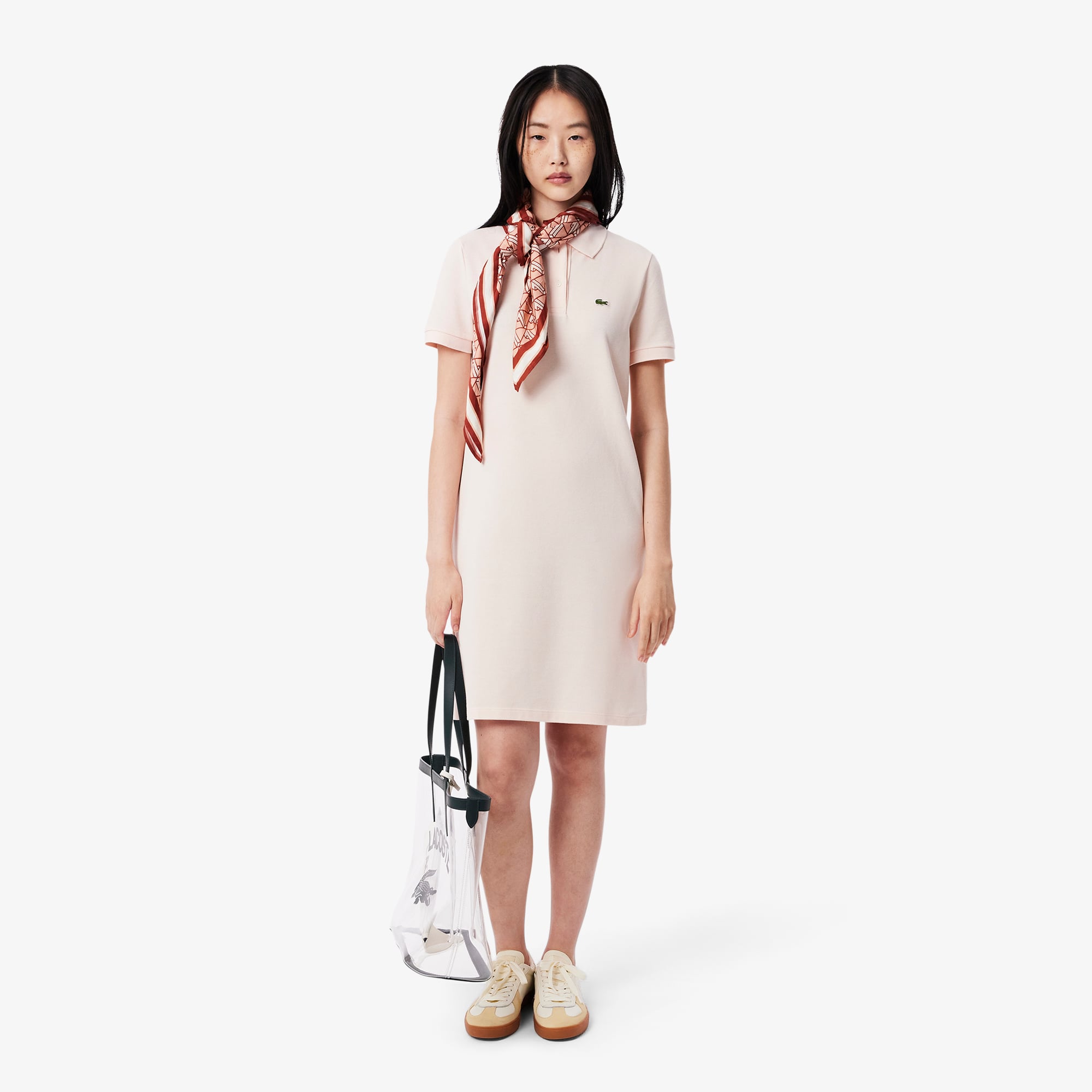 Đầm Polo Lacoste Nữ Chất Liệu Petit Piqué