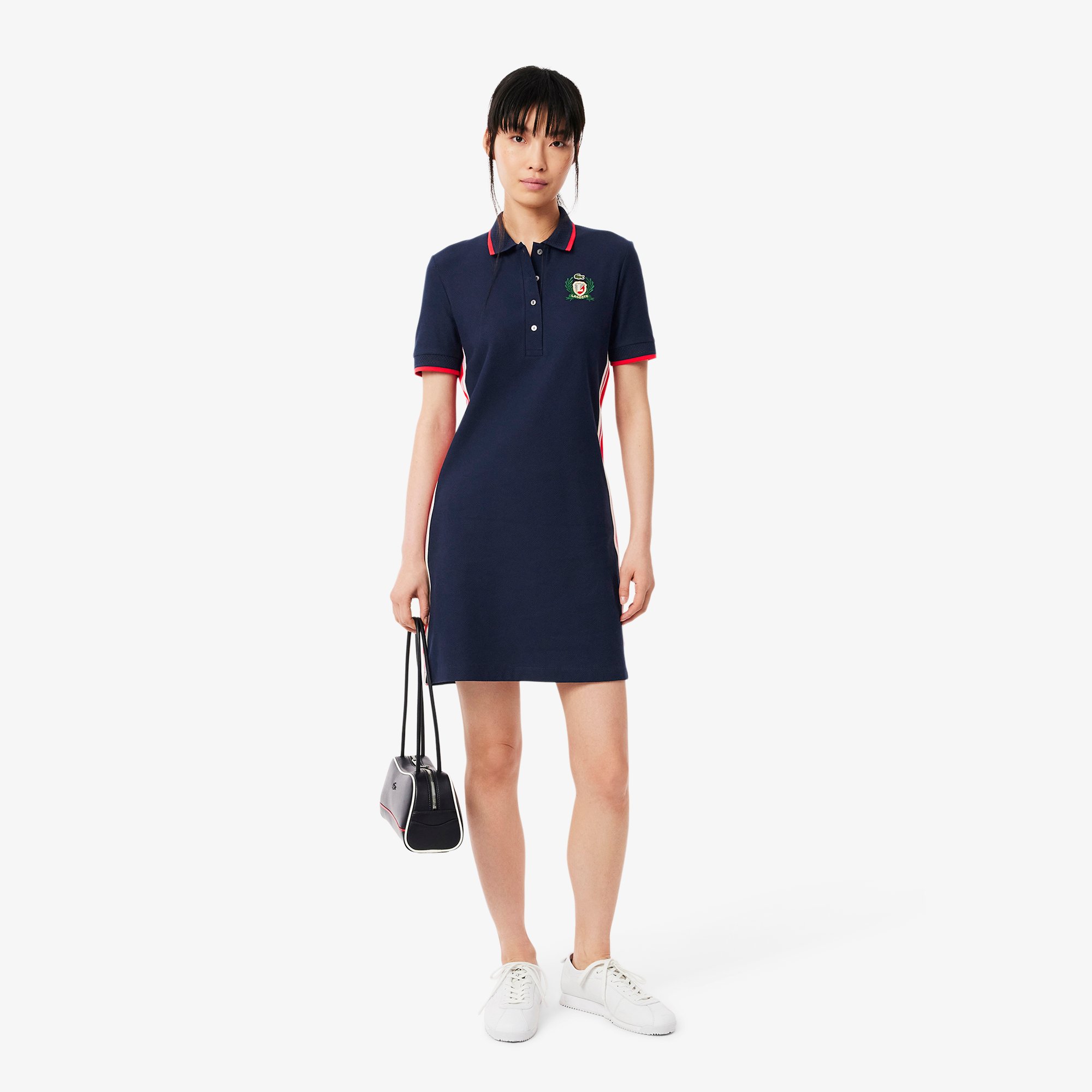 Đầm Polo Lacoste Nữ Ôm Dáng Sản Xuất Tại Pháp