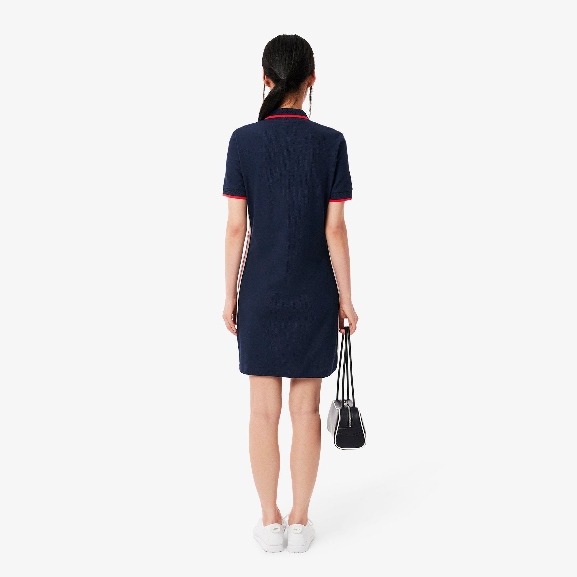 Đầm Polo Lacoste Nữ Ôm Dáng Sản Xuất Tại Pháp