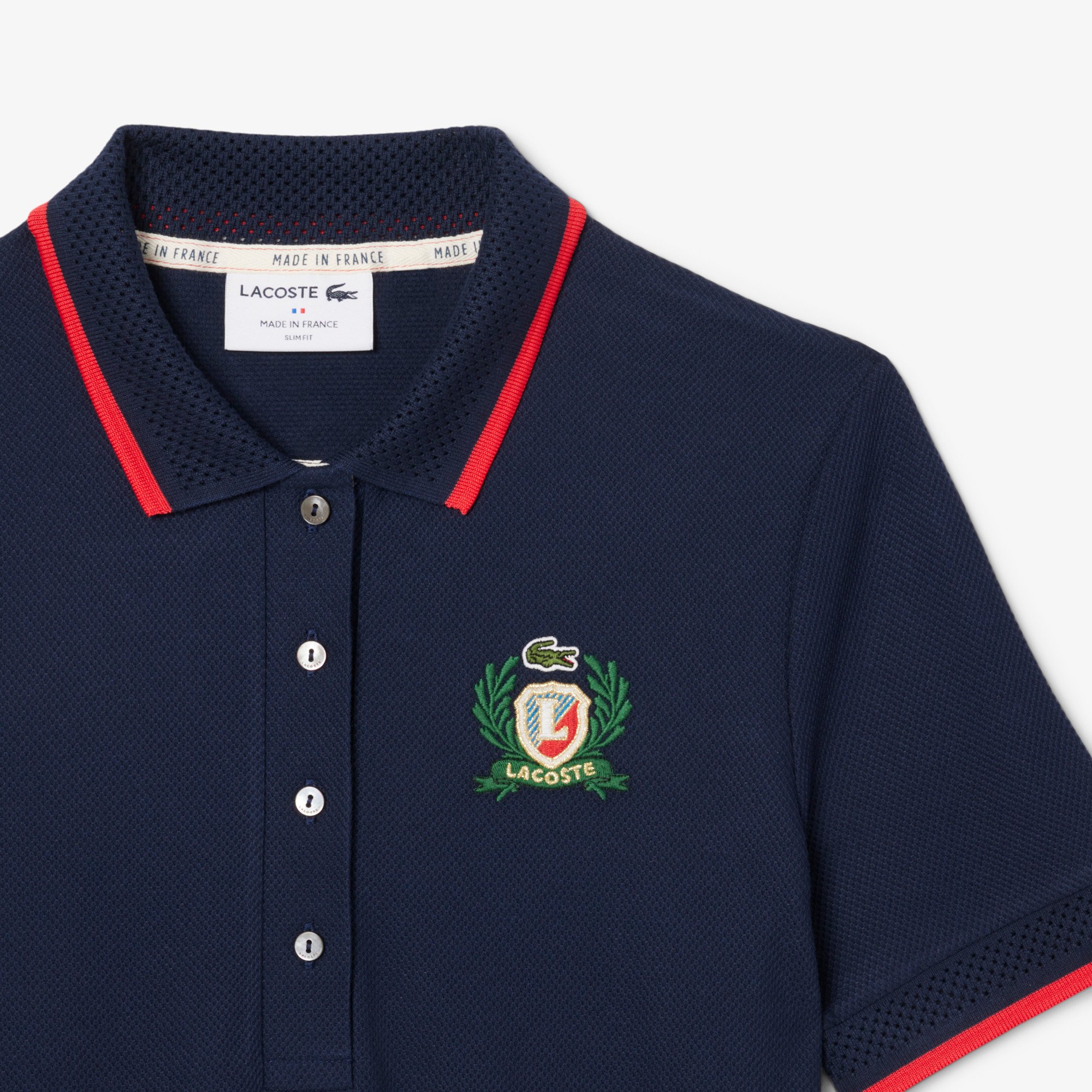 Đầm Polo Lacoste Nữ Ôm Dáng Sản Xuất Tại Pháp