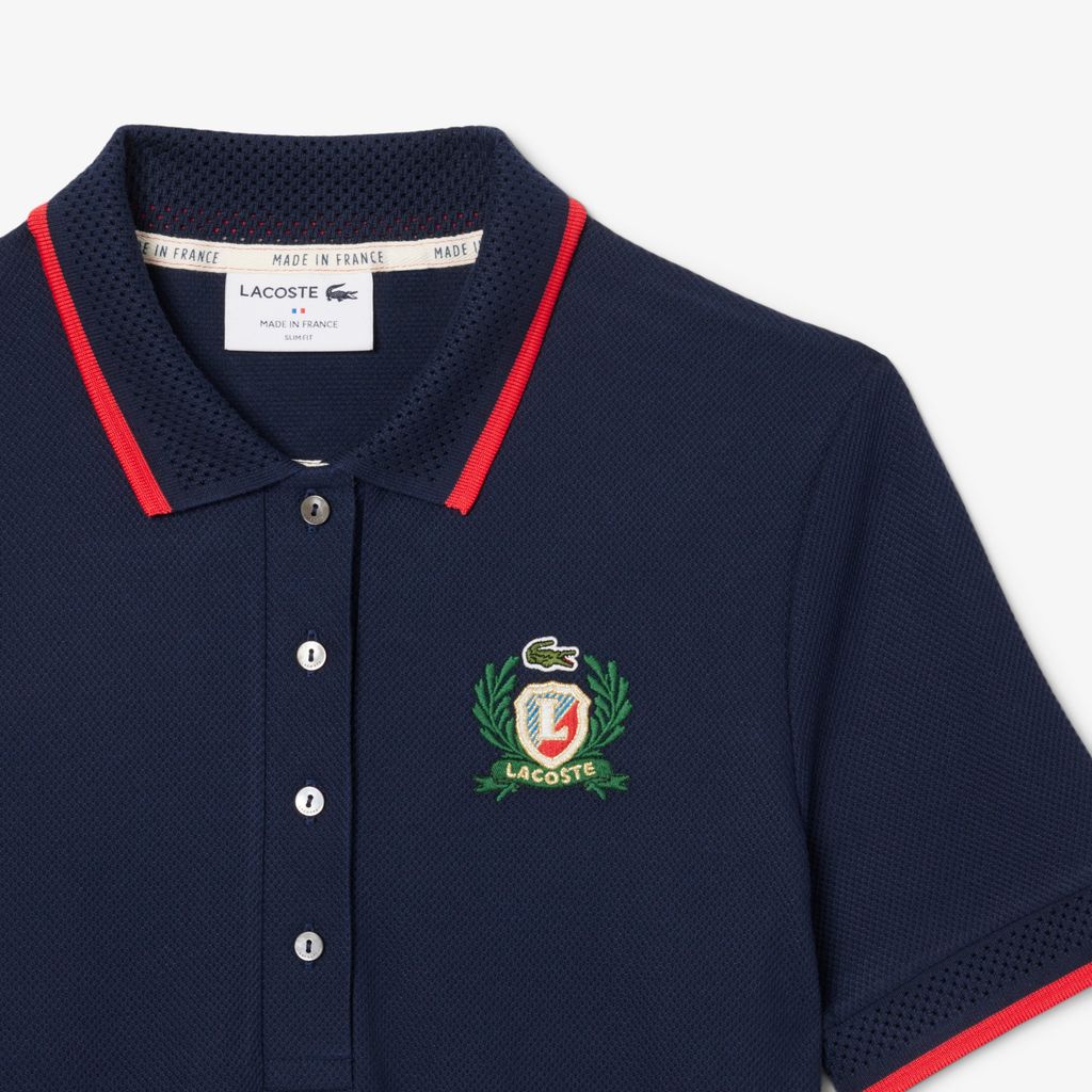 Đầm Polo Lacoste Nữ Ôm Dáng Sản Xuất Tại Pháp