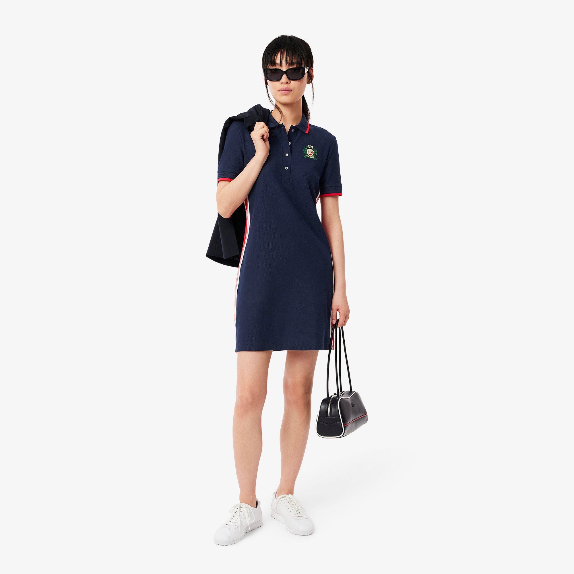 Đầm Polo Lacoste Nữ Ôm Dáng Sản Xuất Tại Pháp