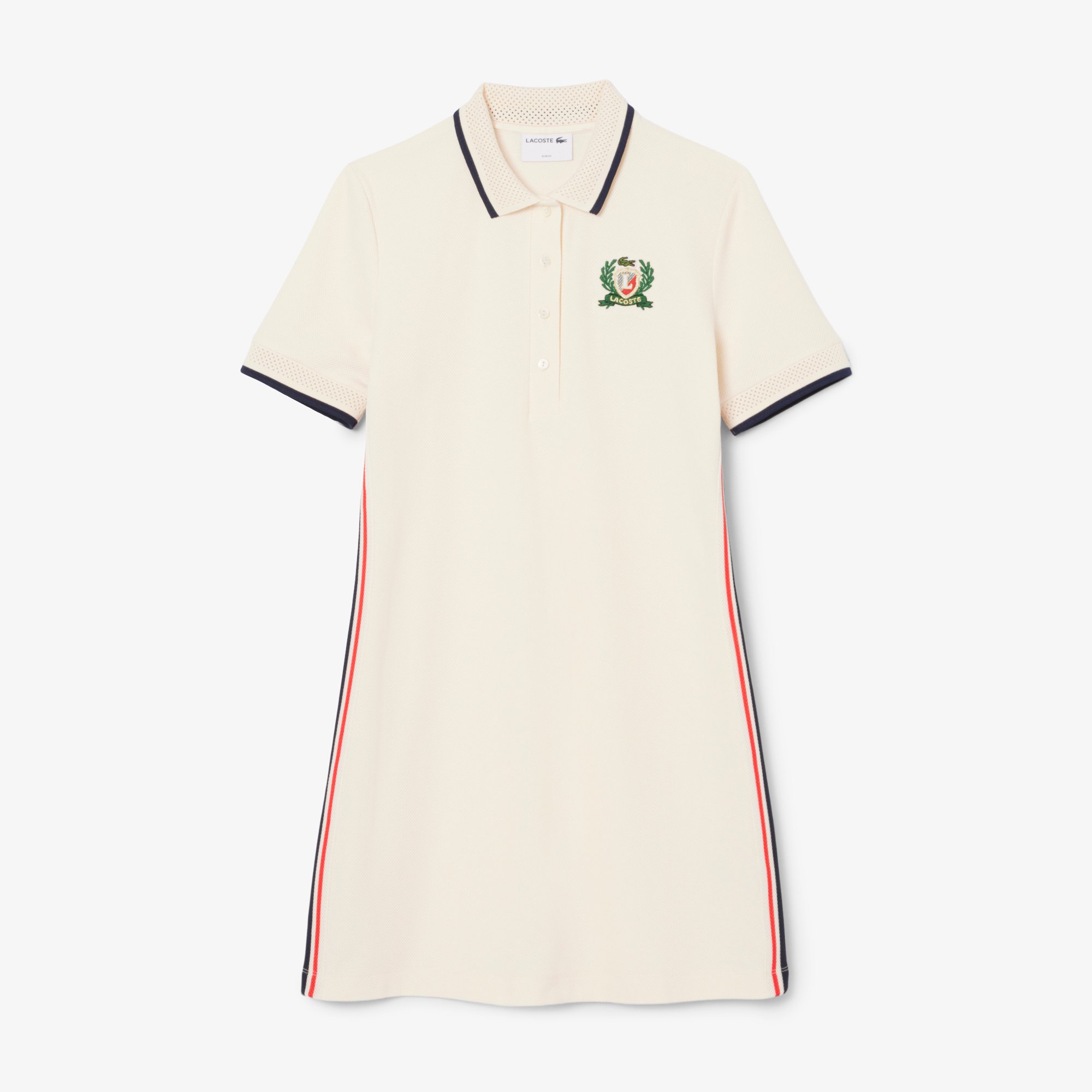 Đầm Polo Lacoste Nữ Ôm Dáng Sản Xuất Tại Pháp