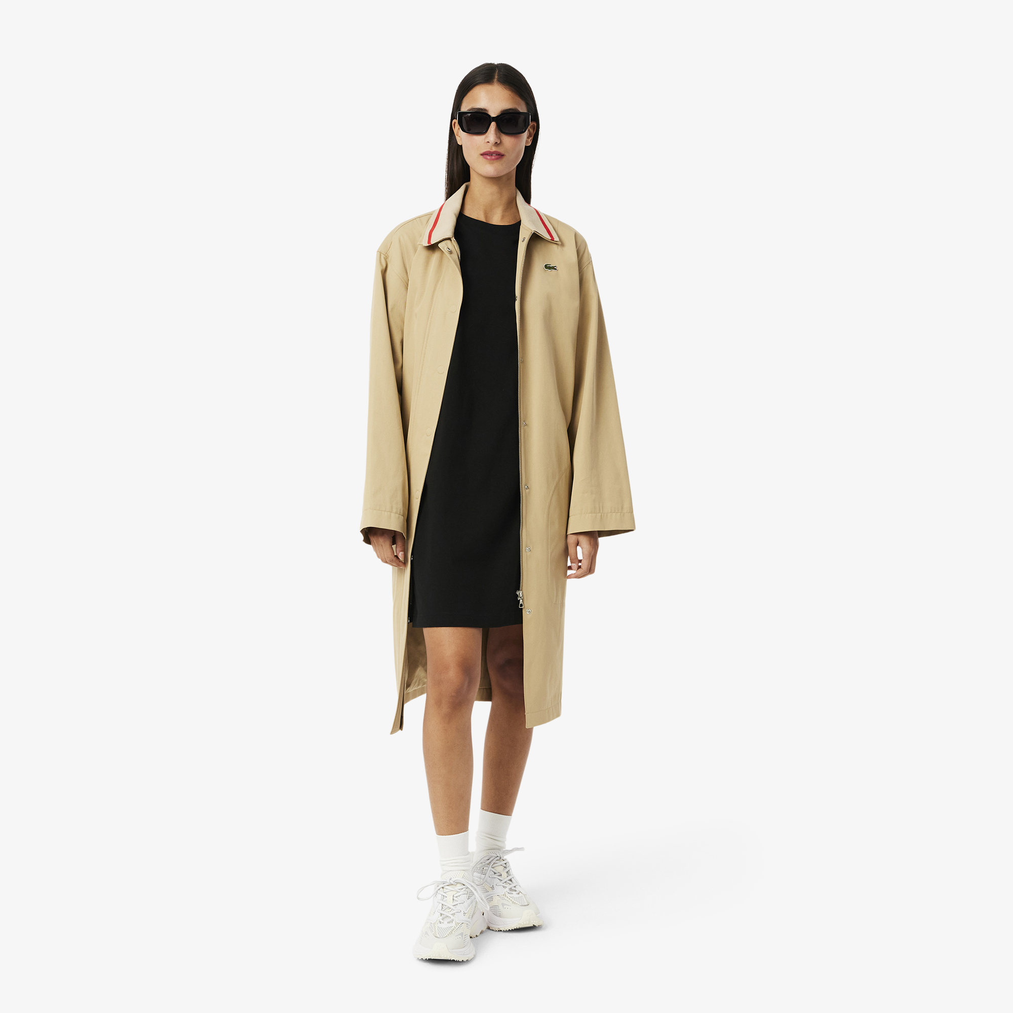 Đầm Lacoste Nữ Nữ Dáng Rộng Chất Liệu Thun Jersey