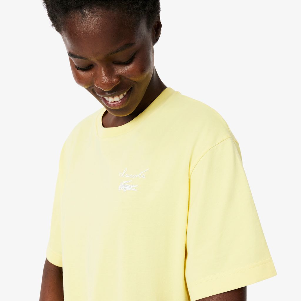 Đầm Lacoste Nữ Nữ Dáng Rộng Chất Liệu Thun Jersey
