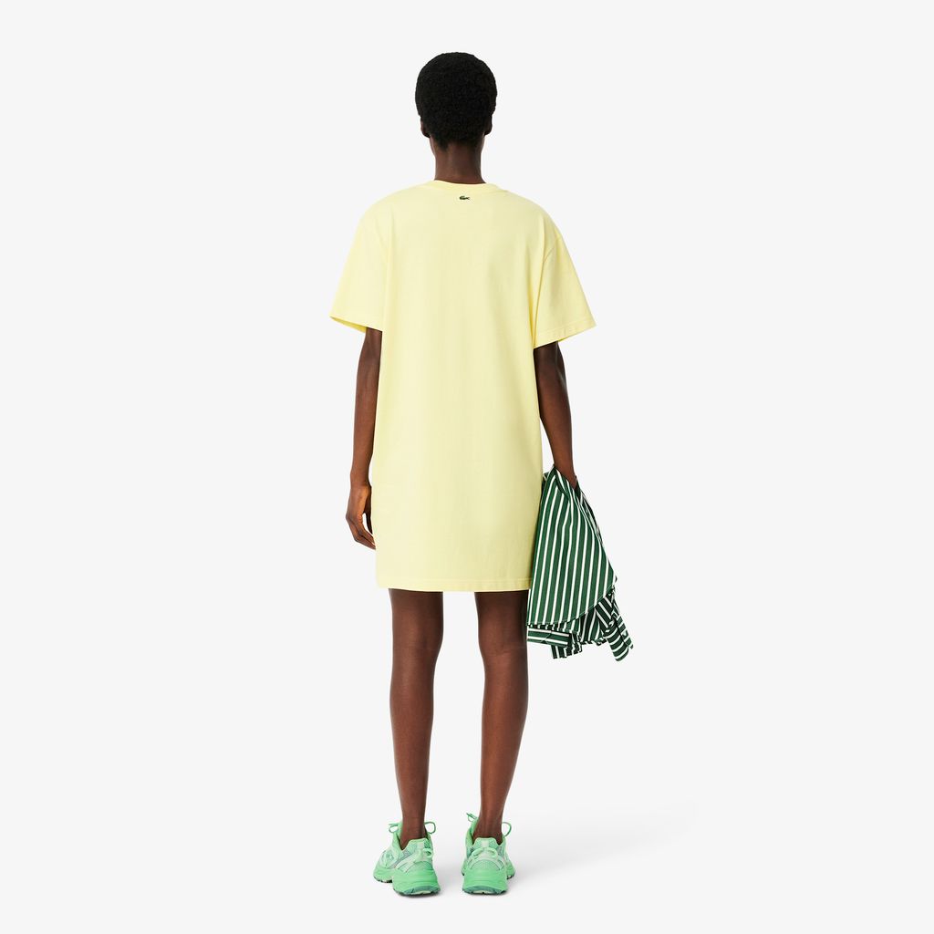 Đầm Lacoste Nữ Nữ Dáng Rộng Chất Liệu Thun Jersey