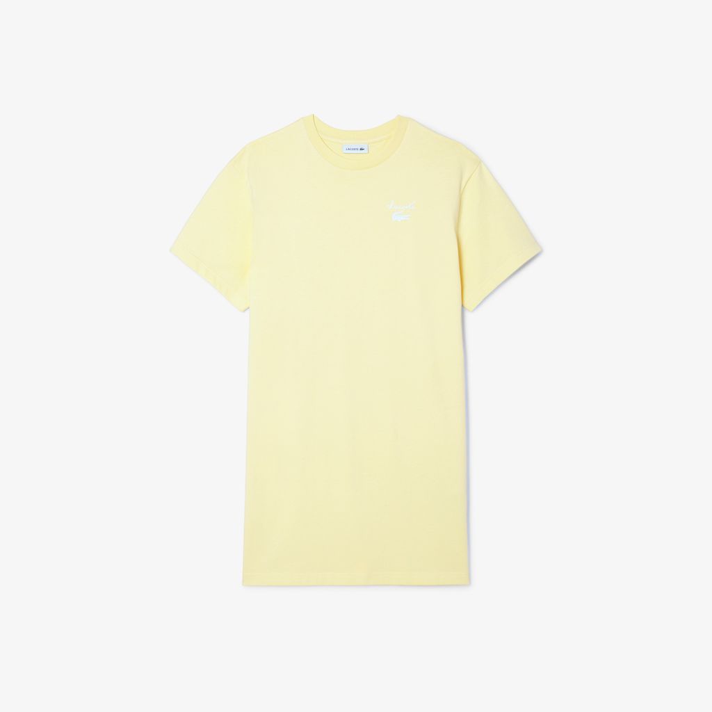 Đầm Lacoste Nữ Nữ Dáng Rộng Chất Liệu Thun Jersey