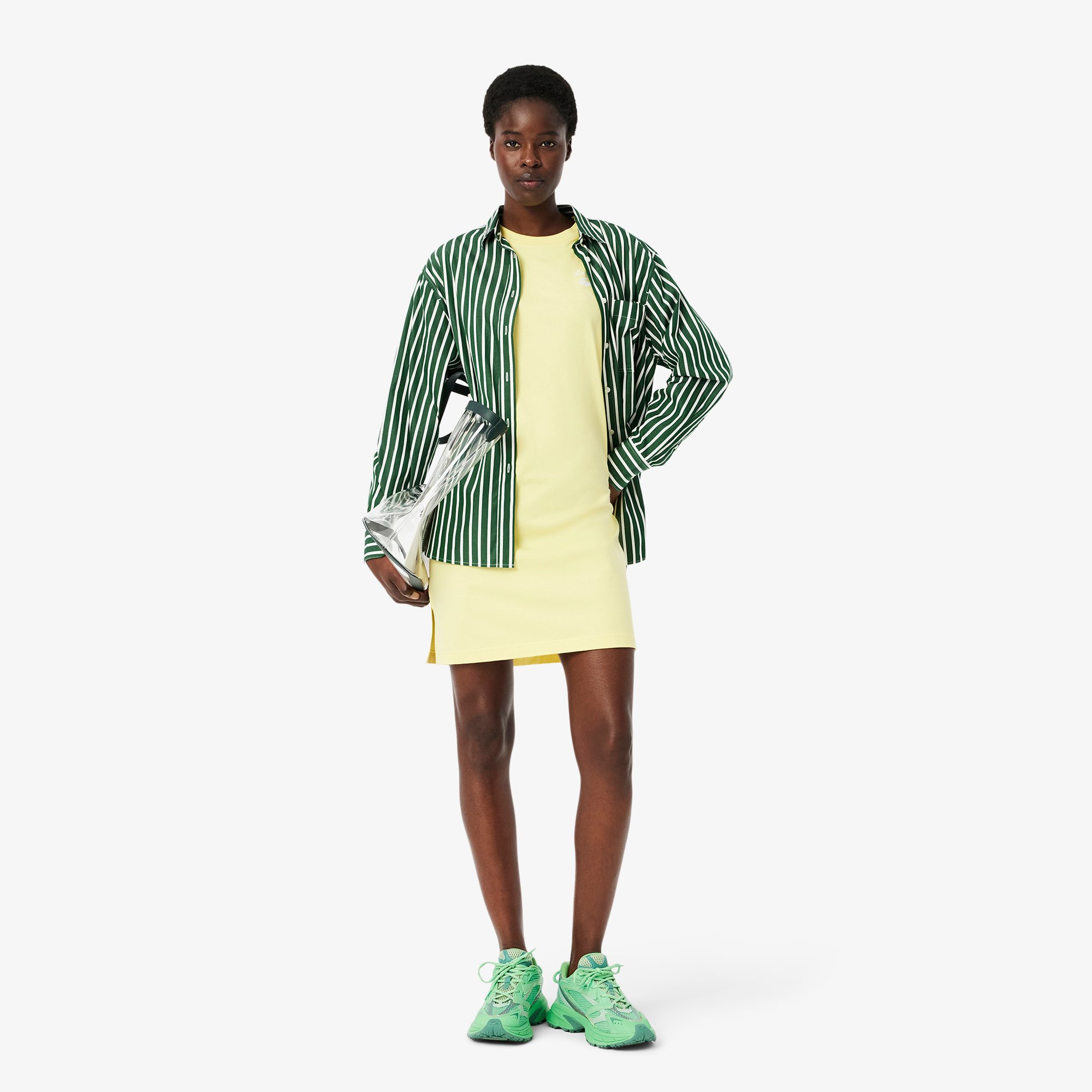 Đầm Lacoste Nữ Nữ Dáng Rộng Chất Liệu Thun Jersey