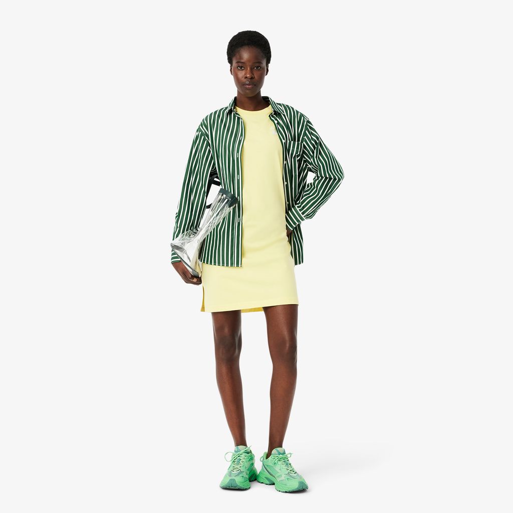 Đầm Lacoste Nữ Nữ Dáng Rộng Chất Liệu Thun Jersey