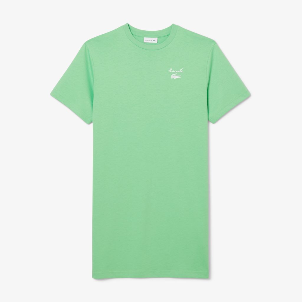 Đầm Lacoste Nữ Nữ Dáng Rộng Chất Liệu Thun Jersey