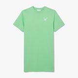 Đầm Thun Lacoste Nữ Dáng Rộng Chất Liệu Jersey Có Nhãn Hiệu