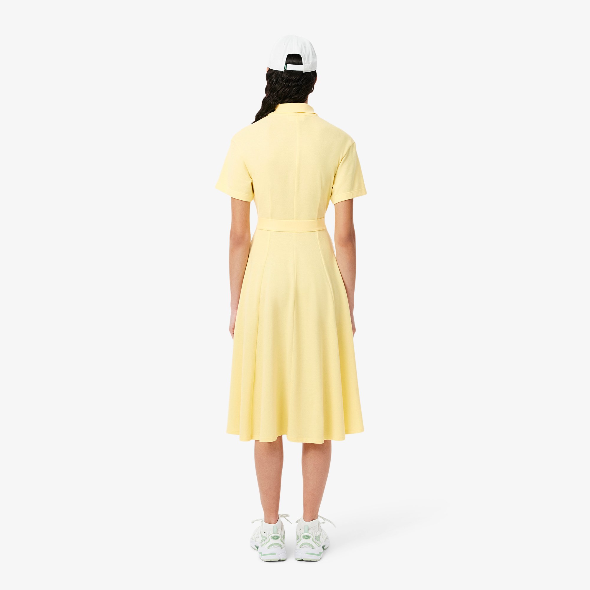 Đầm Polo Lacoste Nữ Dáng Xòe Chất Liệu Mini-Piqué