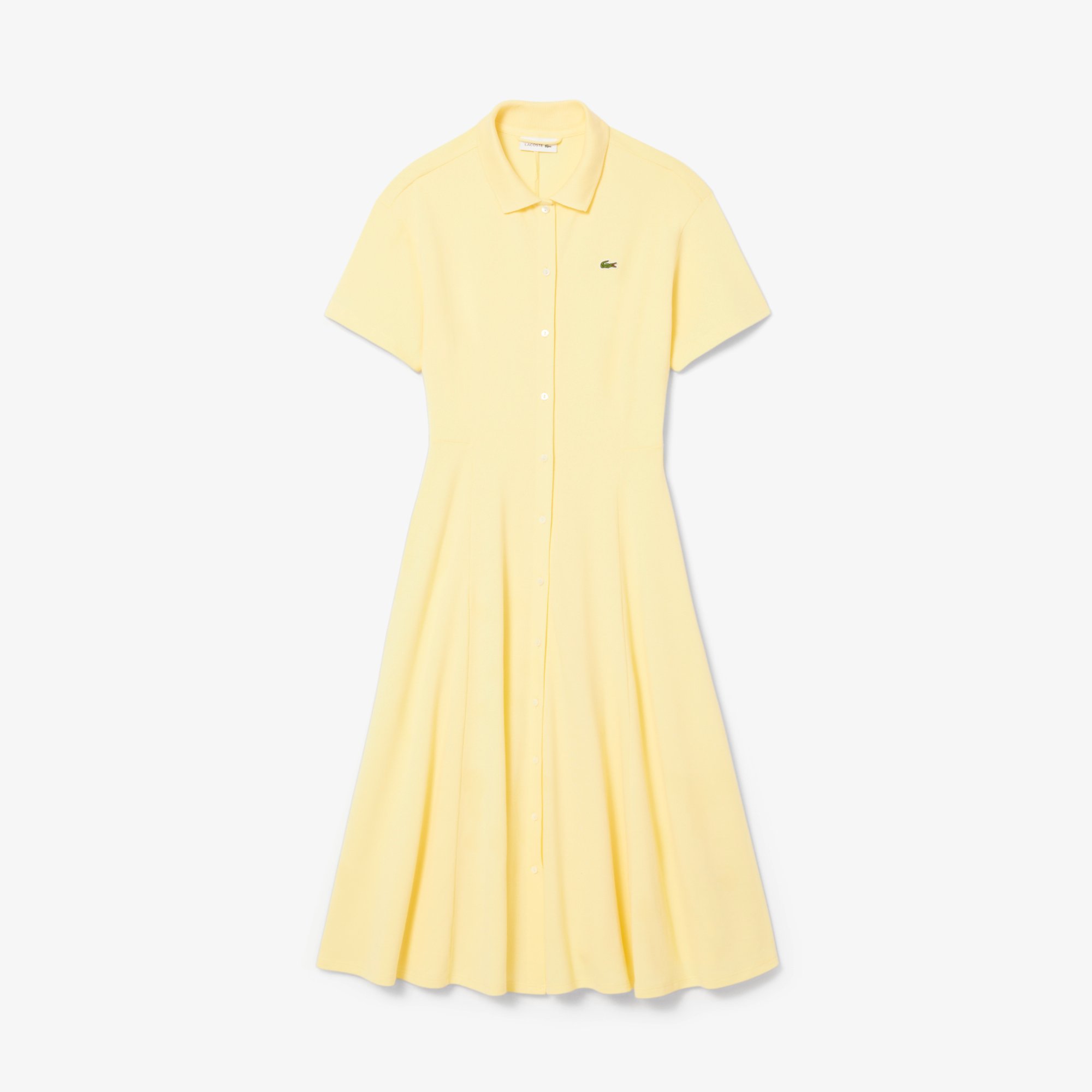 Đầm Polo Lacoste Nữ Dáng Xòe Chất Liệu Mini-Piqué