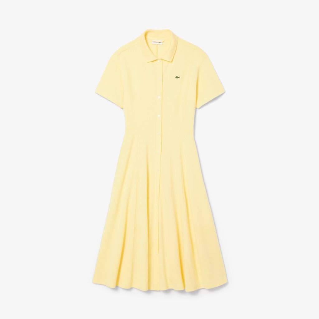 Đầm Polo Lacoste Nữ Dáng Xòe Chất Liệu Mini-Piqué