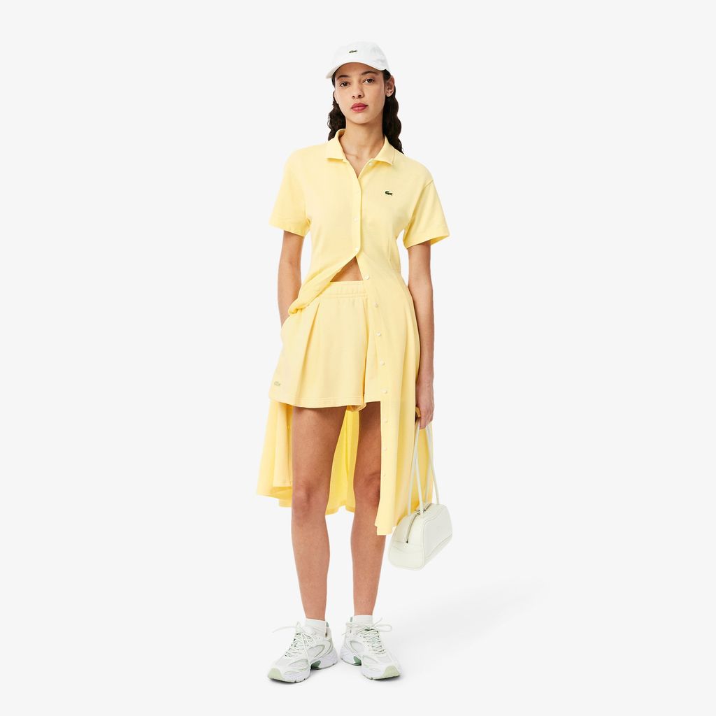 Đầm Polo Lacoste Nữ Dáng Xòe Chất Liệu Mini-Piqué