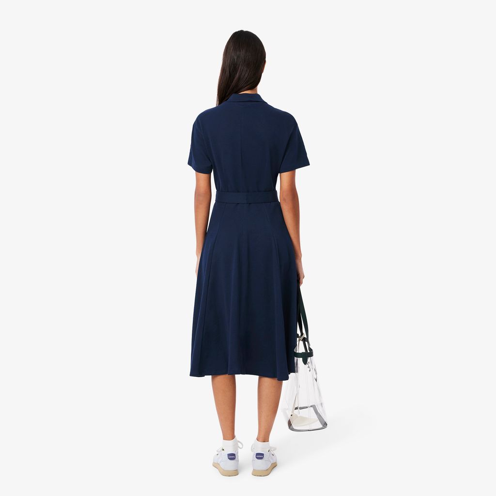 Đầm Polo Lacoste Nữ Dáng Xòe Chất Liệu Mini-Piqué