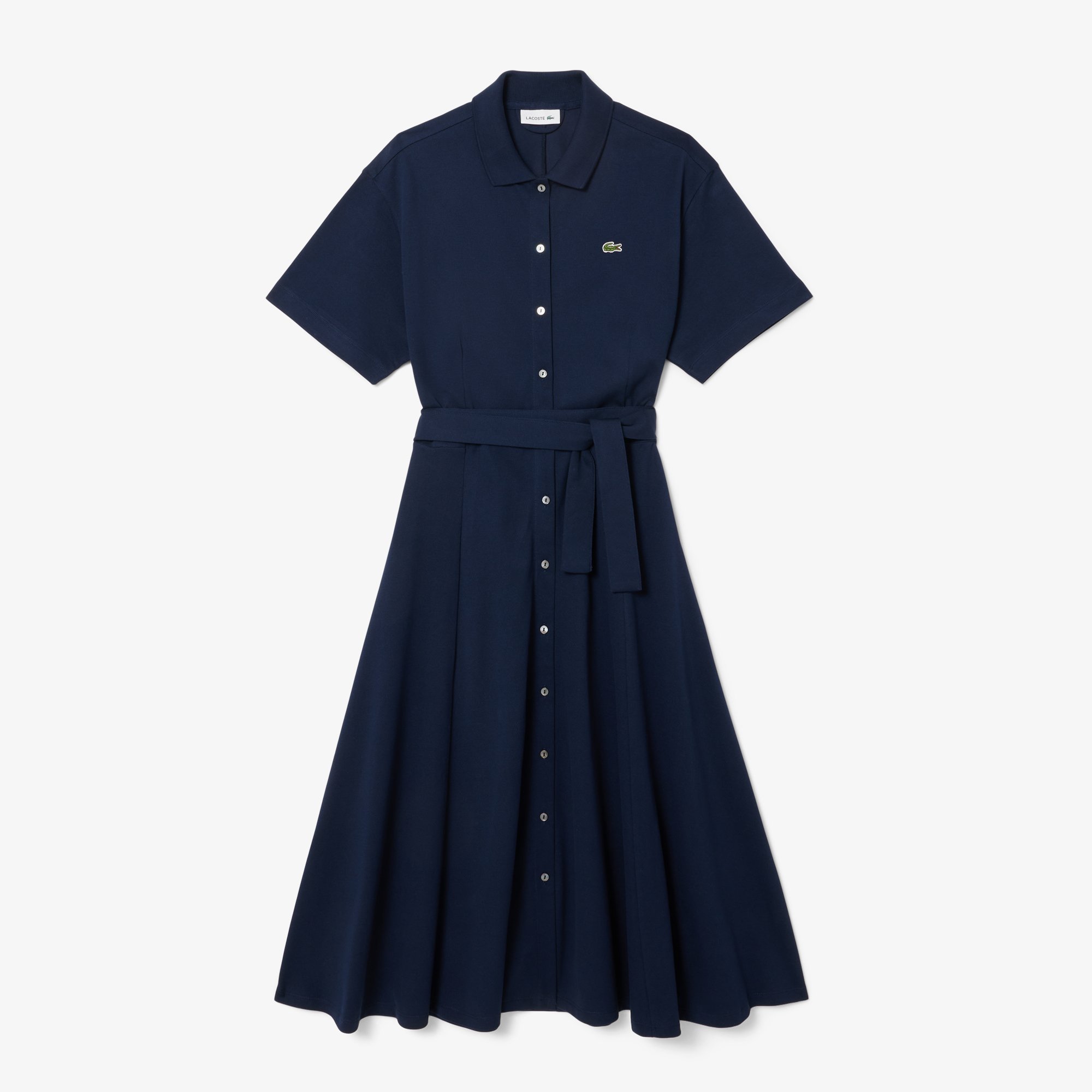 Đầm Polo Lacoste Nữ Dáng Xòe Chất Liệu Mini-Piqué
