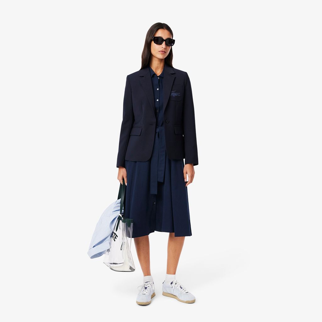 Đầm Polo Lacoste Nữ Dáng Xòe Chất Liệu Mini-Piqué
