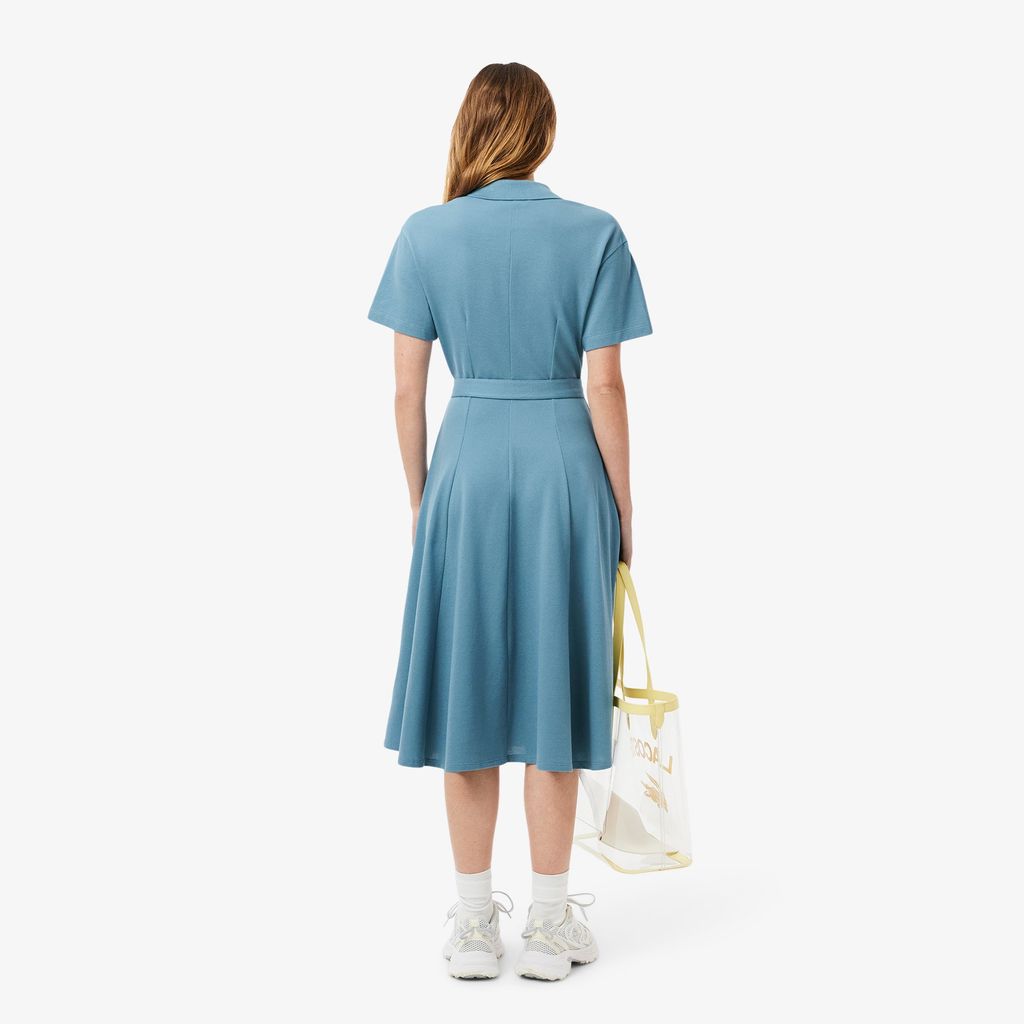 Đầm Polo Lacoste Nữ Dáng Xòe Chất Liệu Mini-Piqué