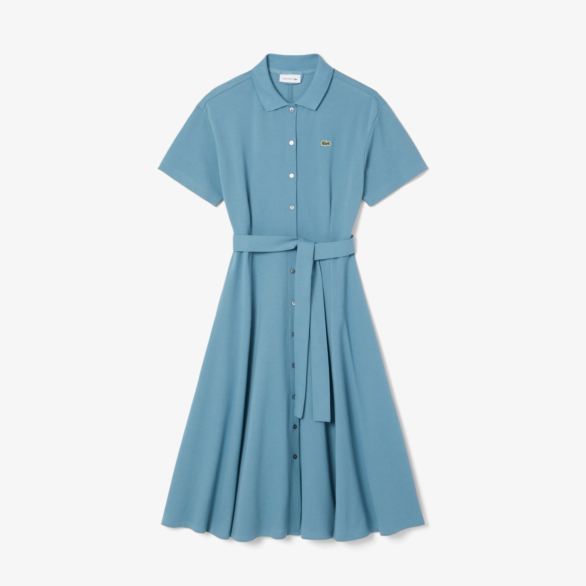 Đầm Polo Lacoste Nữ Dáng Xòe Chất Liệu Mini-Piqué