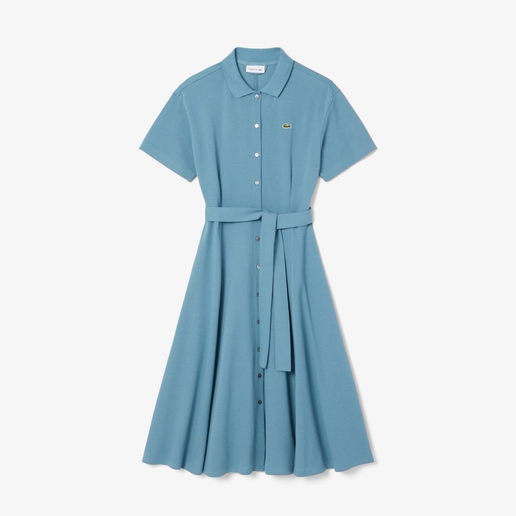 Đầm Polo Lacoste Nữ Dáng Xòe Chất Liệu Mini-Piqué