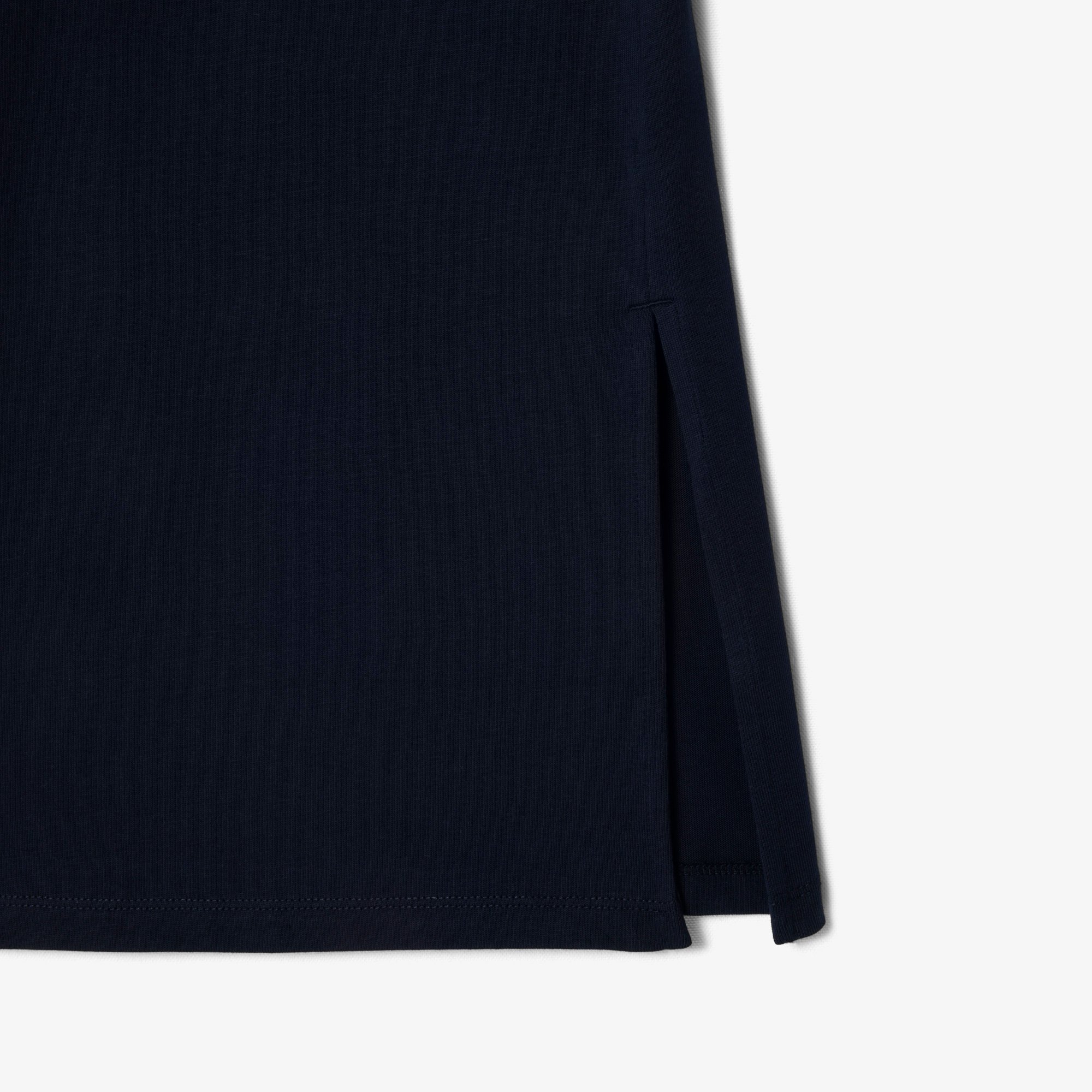 Đầm Thun Lacoste Nữ Chất Liệu Jersey Họa Tiết Viền Nổi Bật