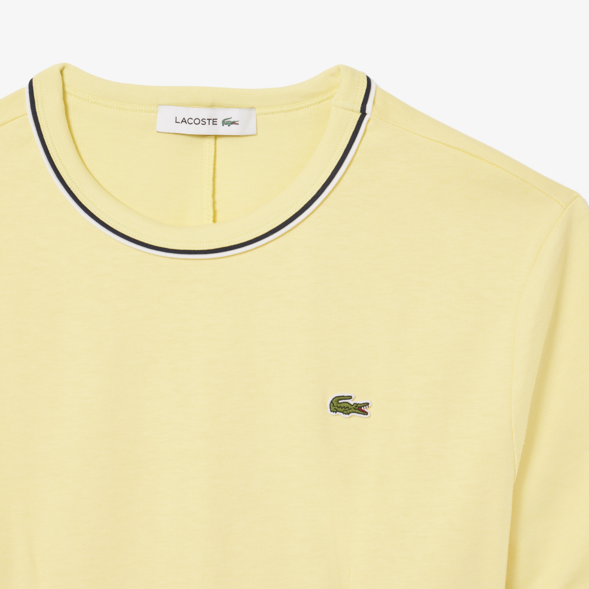 Đầm Thun Lacoste Nữ Chất Liệu Jersey Họa Tiết Viền Nổi Bật