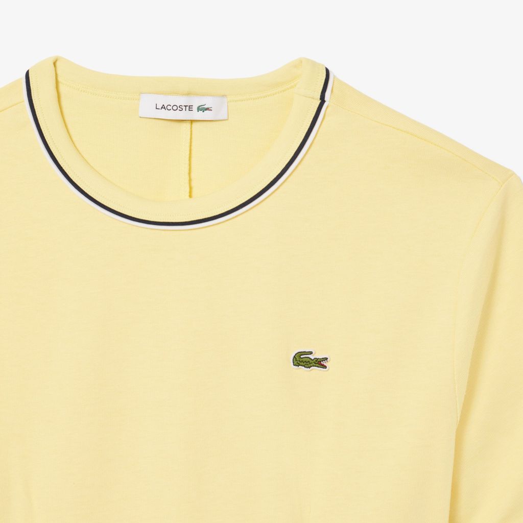 Đầm Thun Lacoste Nữ Chất Liệu Jersey Họa Tiết Viền Nổi Bật