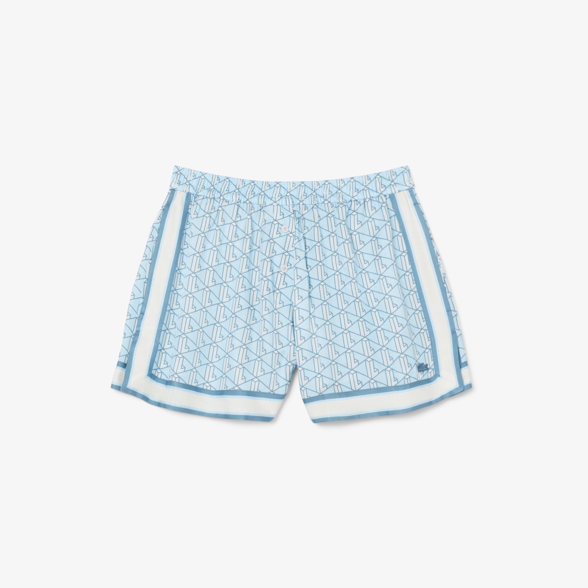 Quần Ngắn Lacoste Nữ Chất liệu Mềm In Họa Tiết Monogram