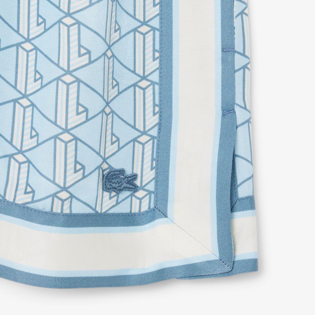 Quần Ngắn Lacoste Nữ Chất liệu Mềm In Họa Tiết Monogram