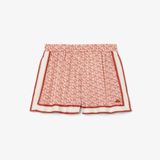 Quần Ngắn Lacoste Nữ Chất liệu Mềm In Họa Tiết Monogram