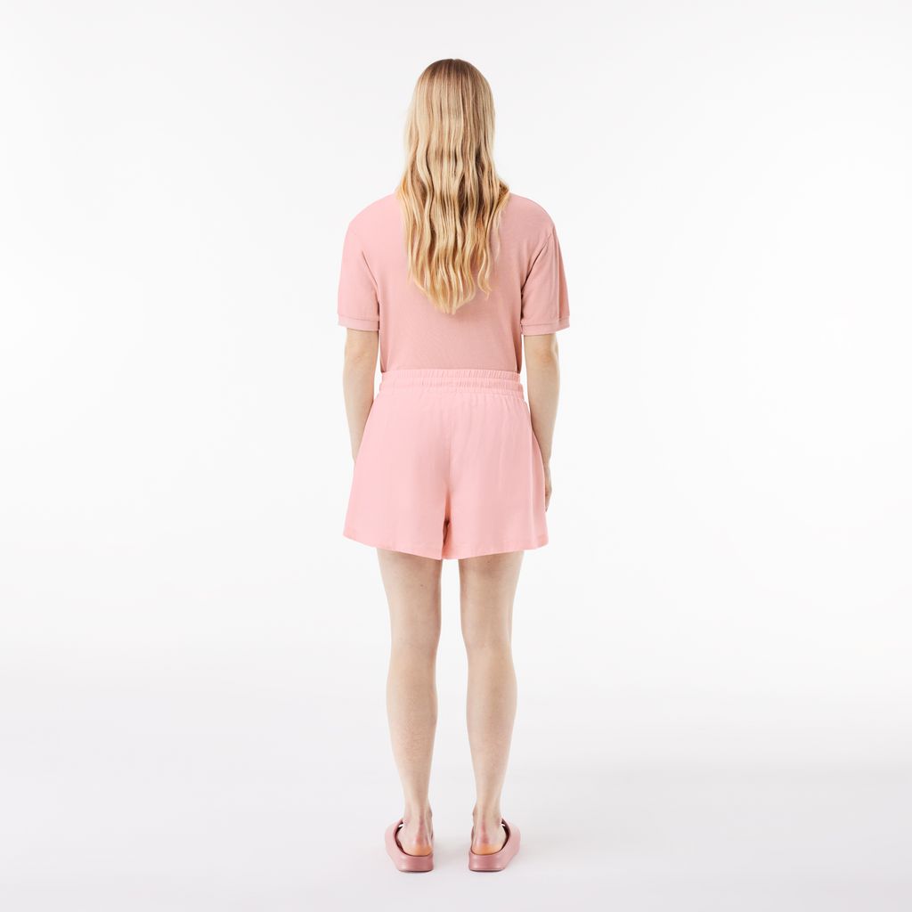 Quần Ngắn Lacoste Nữ Chất Liệu Lyocell Mềm Mại