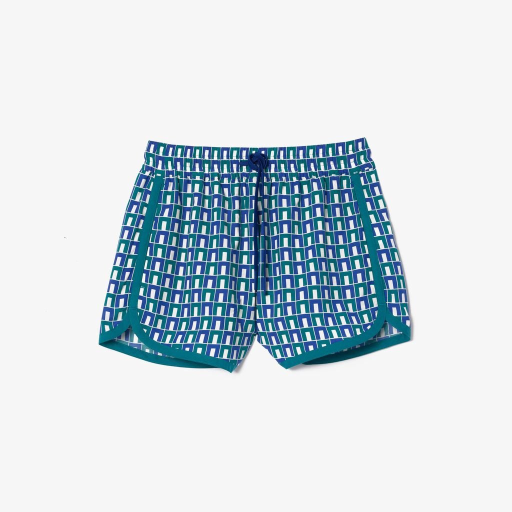 Quần Ngắn Lacoste Nữ Họa Tiết