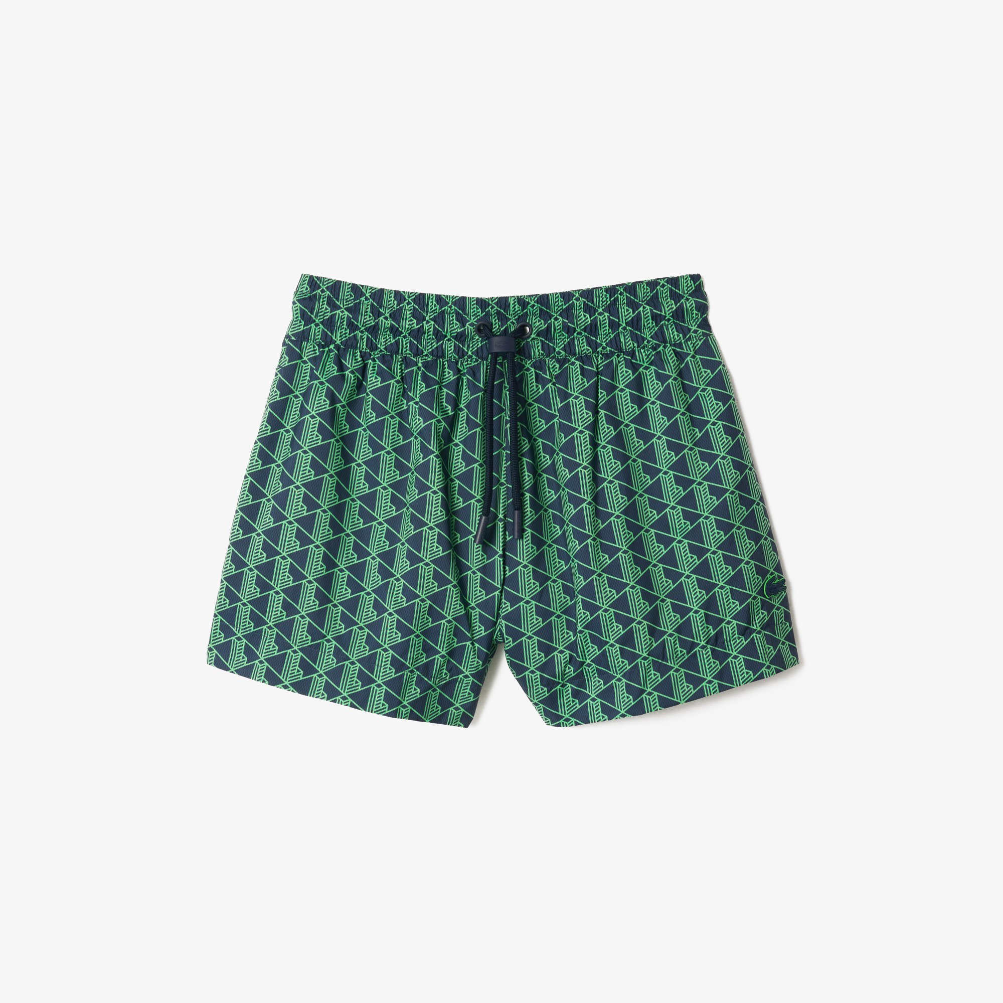 Quần Ngắn Lacoste Nữ Họa Tiết Monogram