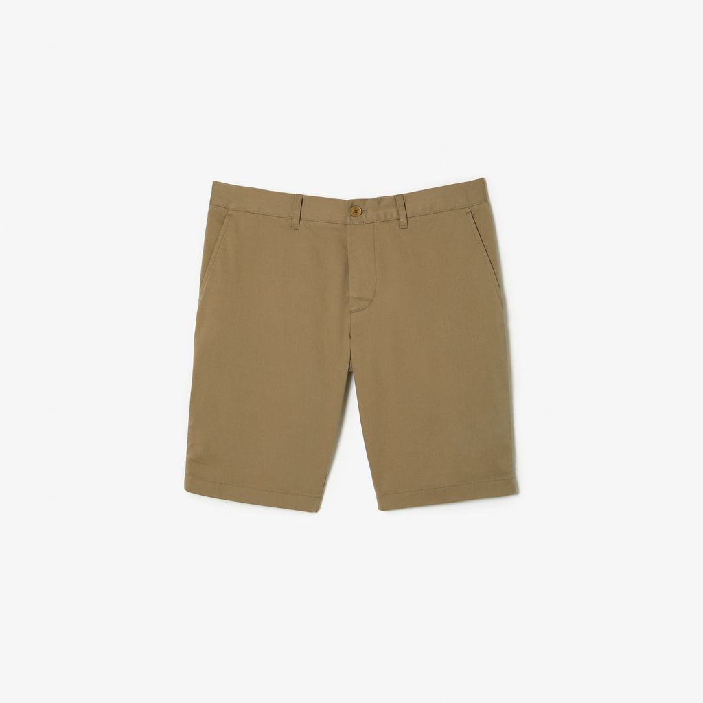 Quần Ngắn Bermuda Lacoste Nam Ôm Dáng Chất Liệu Organic Cotton