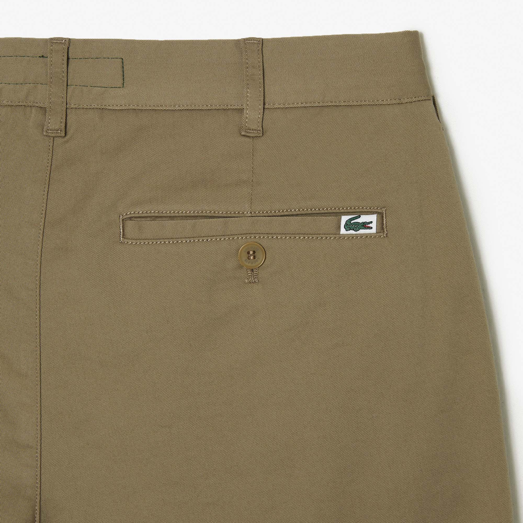 Quần Ngắn Bermuda Lacoste Nam Ôm Dáng Chất Liệu Organic Cotton