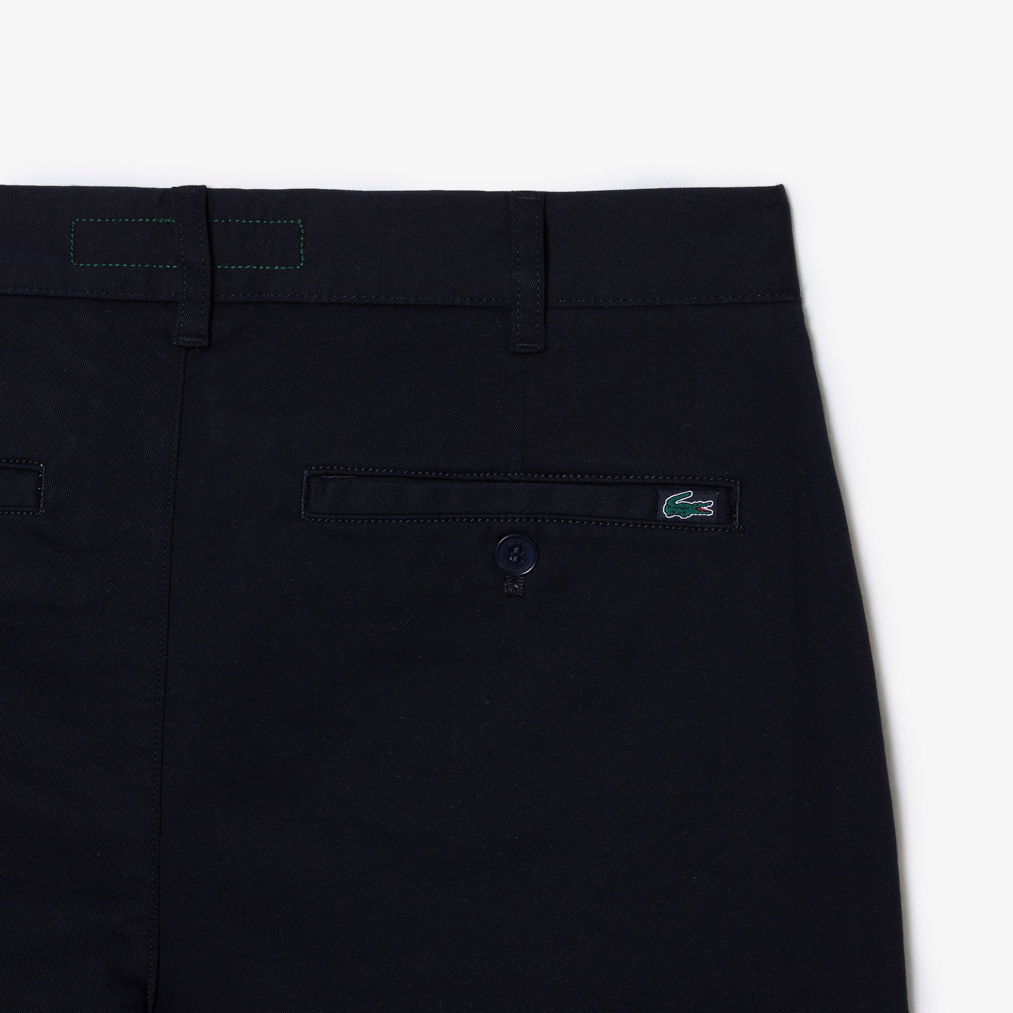 Quần Ngắn Bermuda Lacoste Nam Ôm Dáng Chất Liệu Organic Cotton