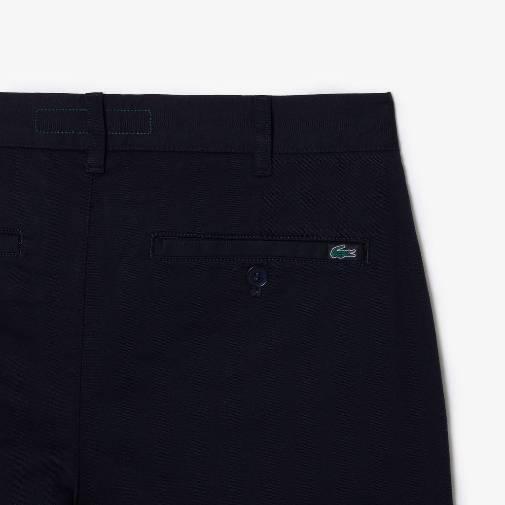 Quần Ngắn Bermuda Lacoste Nam Ôm Dáng Chất Liệu Organic Cotton