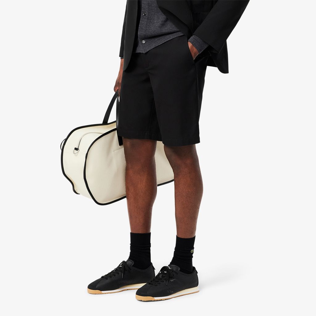 Quần Ngắn Bermuda Lacoste Nam Ống Suông Chất Liệu Gabardine Chino