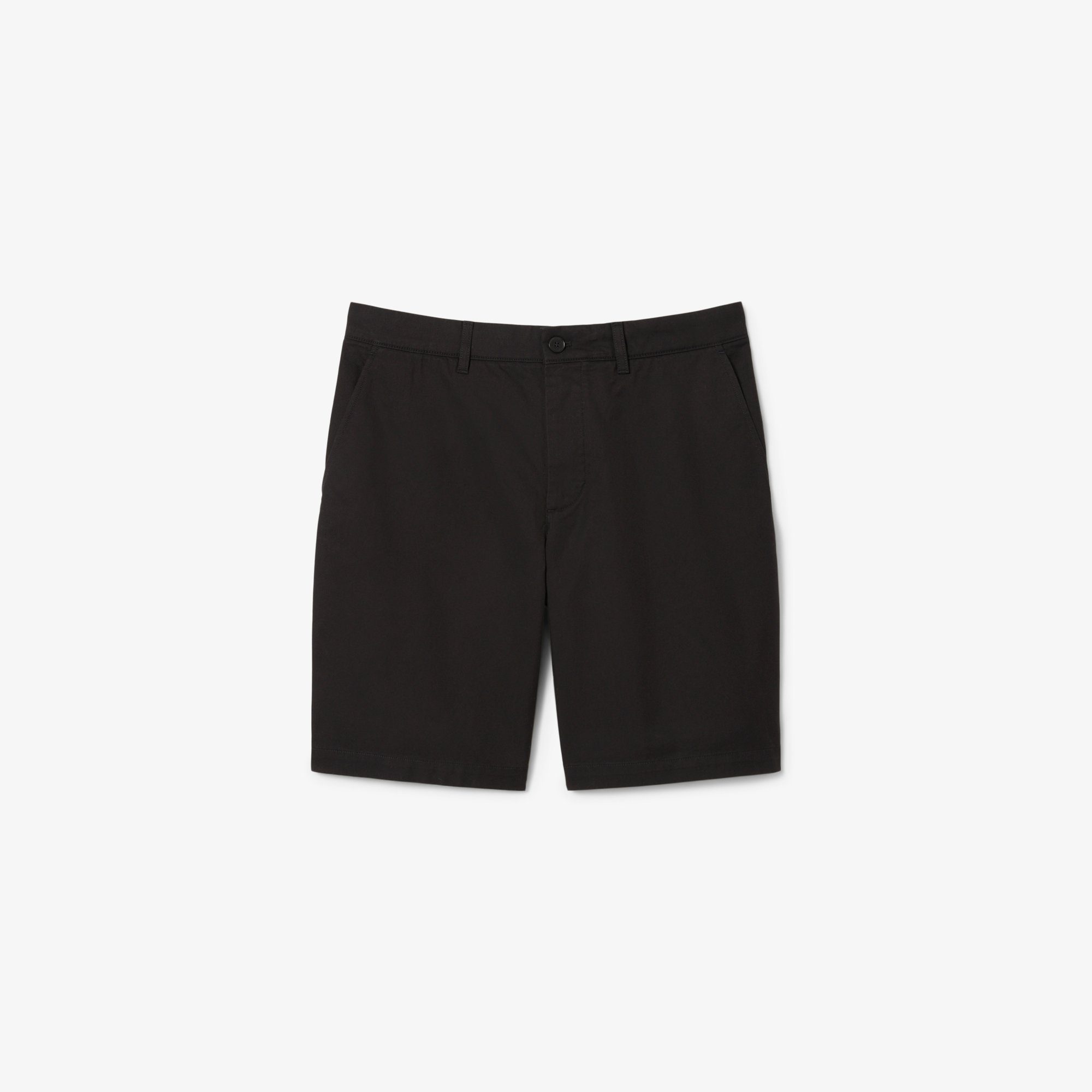 Quần Ngắn Bermuda Lacoste Nam Ống Suông Chất Liệu Gabardine Chino