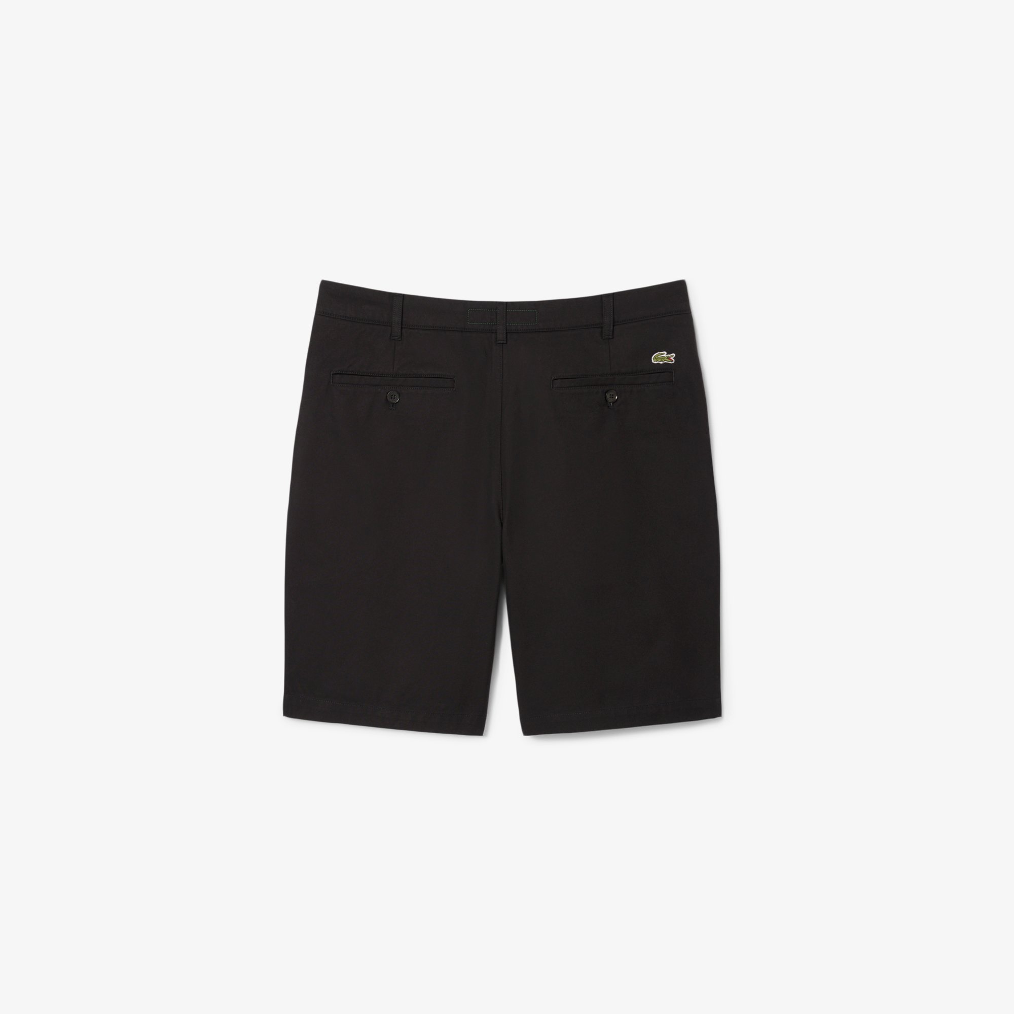 Quần Ngắn Bermuda Lacoste Nam Ống Suông Chất Liệu Gabardine Chino