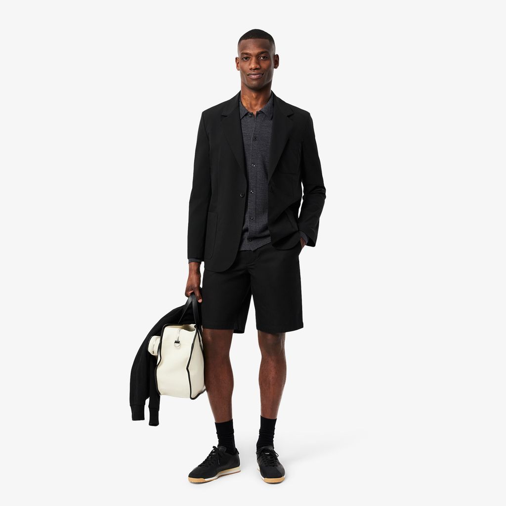Quần Ngắn Bermuda Lacoste Nam Ống Suông Chất Liệu Gabardine Chino