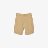 Quần Ngắn Bermuda Lacoste Nam Ống Suông Chất Liệu Gabardine Chino