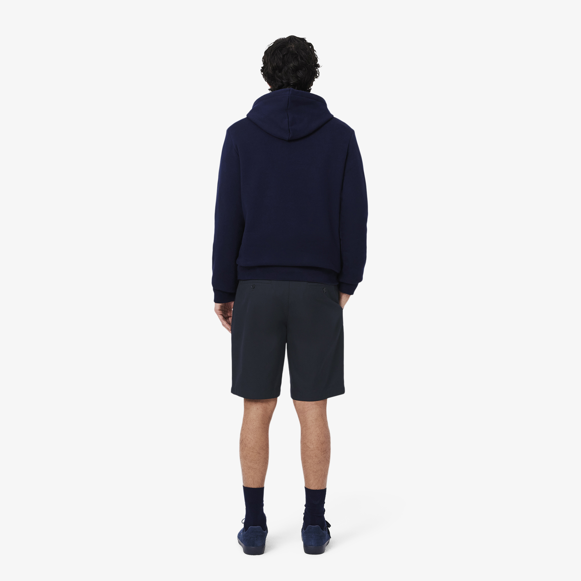 Quần Ngắn Bermuda Lacoste Nam Ống Suông Chất Liệu Gabardine Chino