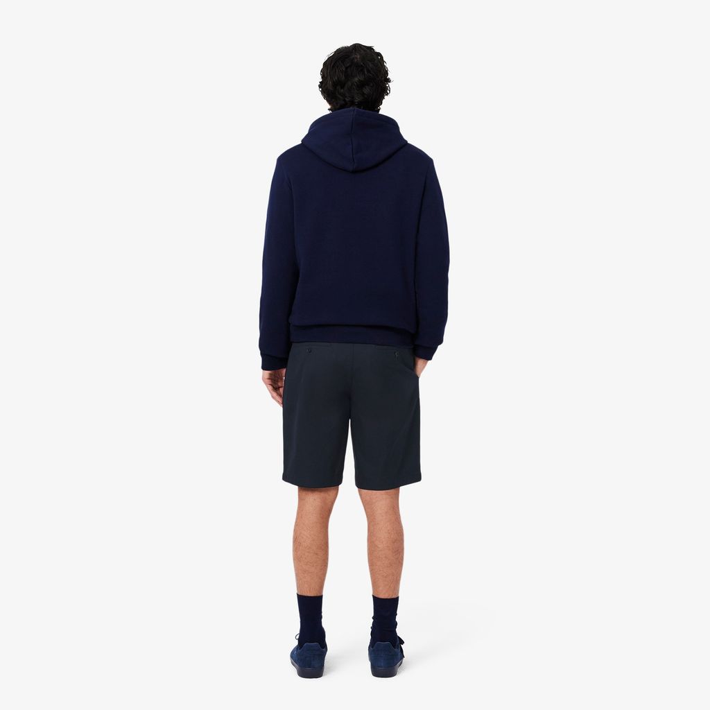 Quần Ngắn Bermuda Lacoste Nam Ống Suông Chất Liệu Gabardine Chino
