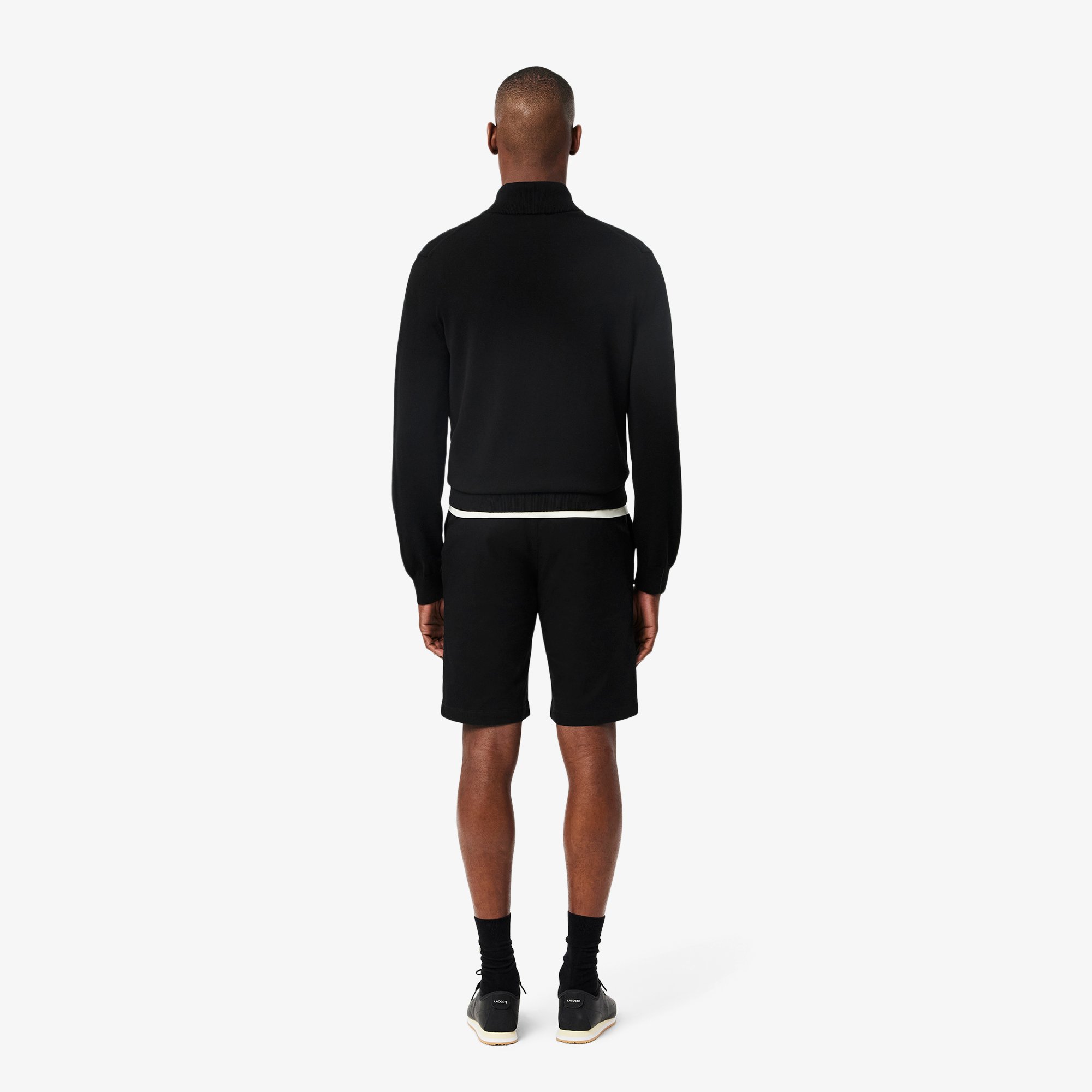 Quần Ngắn Lacoste Nam Ôm Dáng Chất Liệu Cotton Chino Co Giãn
